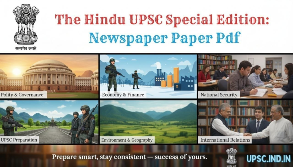 The Hindu Newspaper PDF